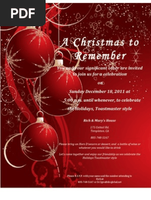 Christmas Invitation