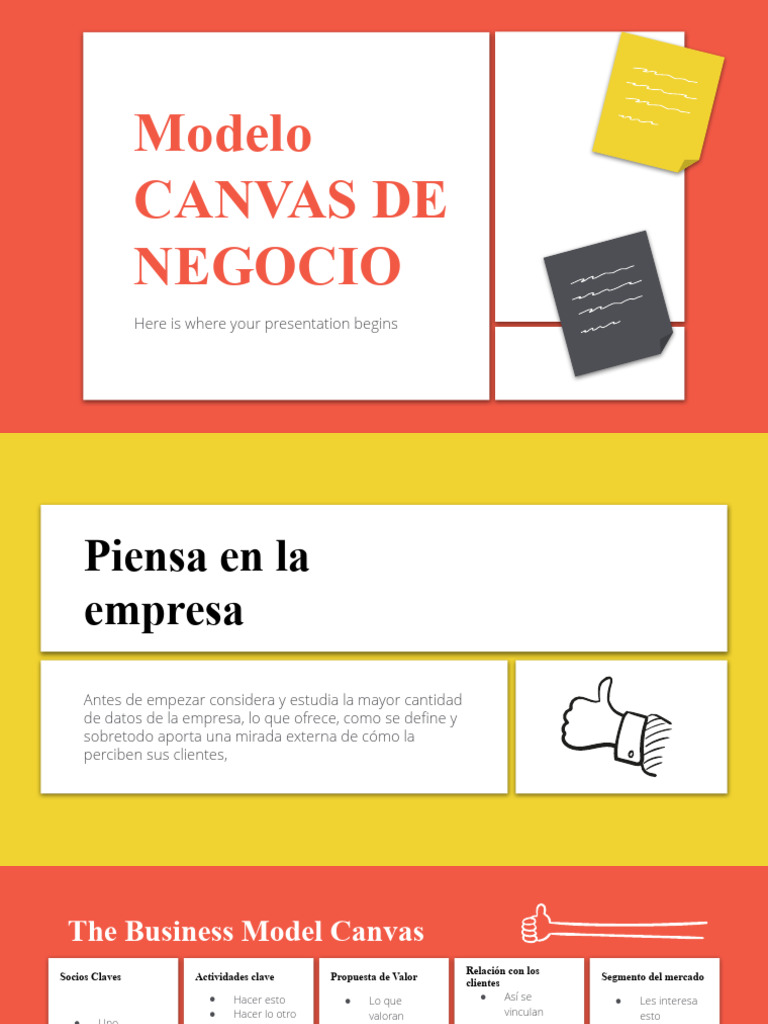 Guía del Modelo Canvas de Negocio | PDF | Business Economics | Marketing