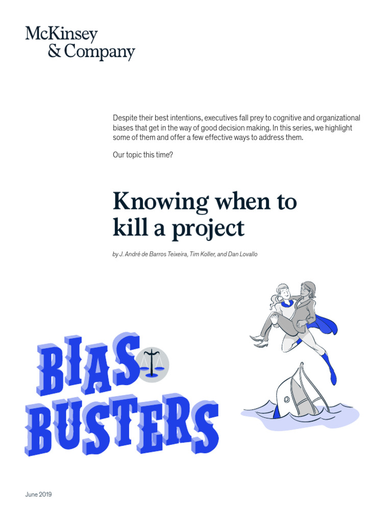 Knowing When To Kill A Project | PDF | Cognition