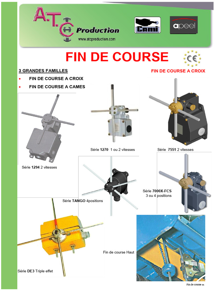 Types de Fin de Course et Modèles | PDF