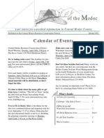 Spring 2002 Modoc Watershed Monitor Newsletter