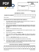 NSC Mathematics Formula Sheet | PDF | Student Assessment And Evaluation ...