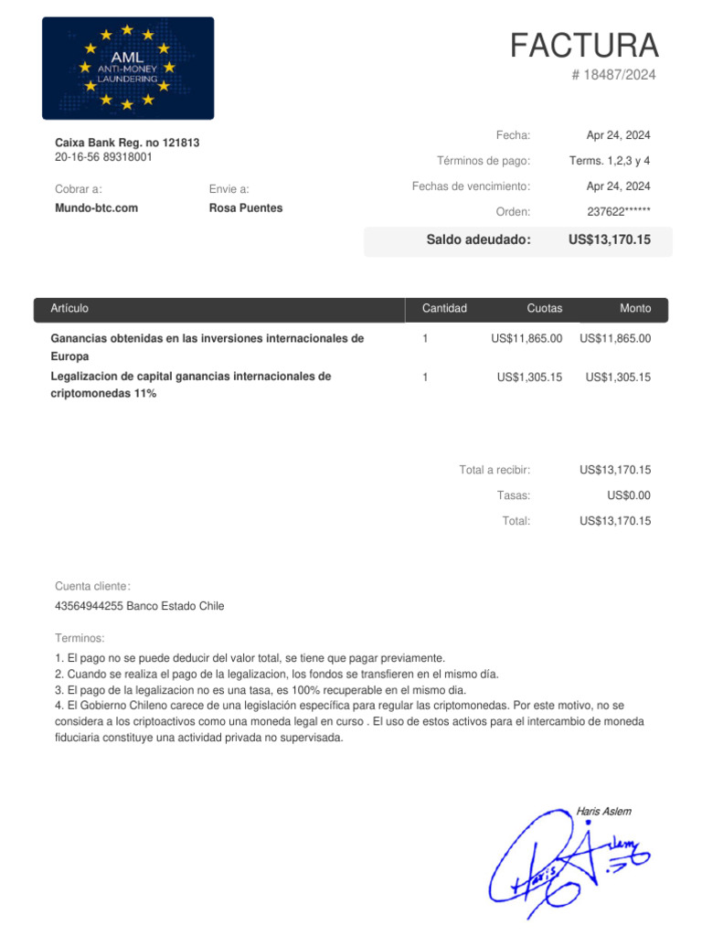 Invoice # 18487 - 2024-2-1 | PDF