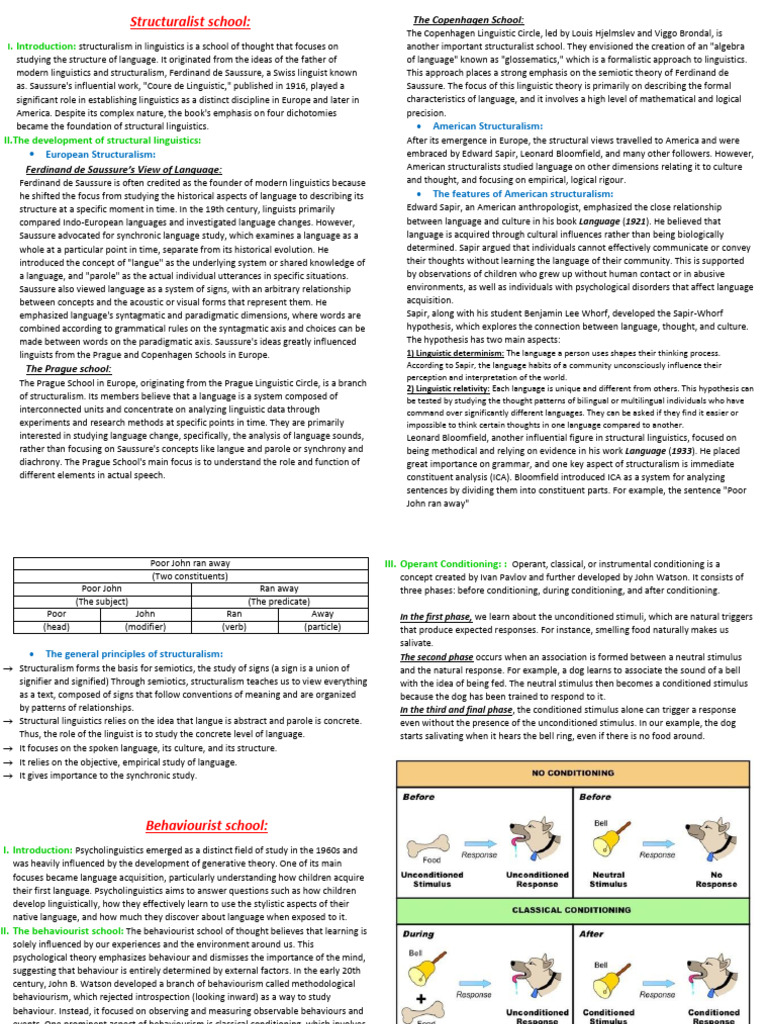 S2-Linguisticss | PDF | Language Acquisition | Behaviorism