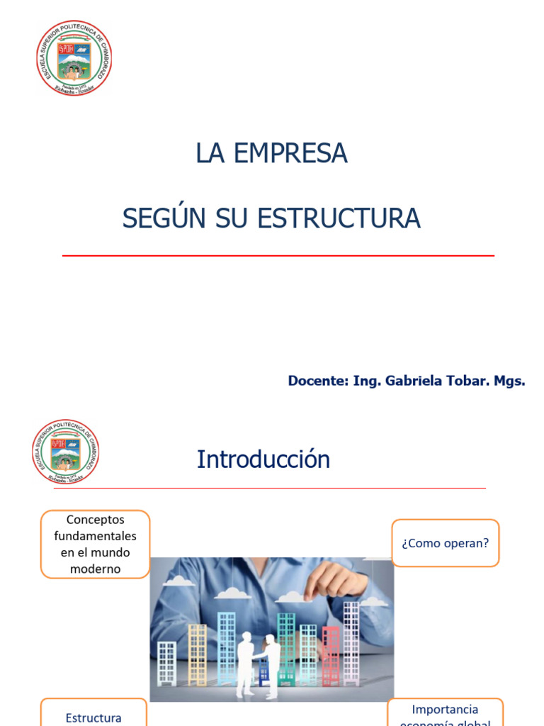 Estructura y Tipos de Empresas | PDF | Business | Economias