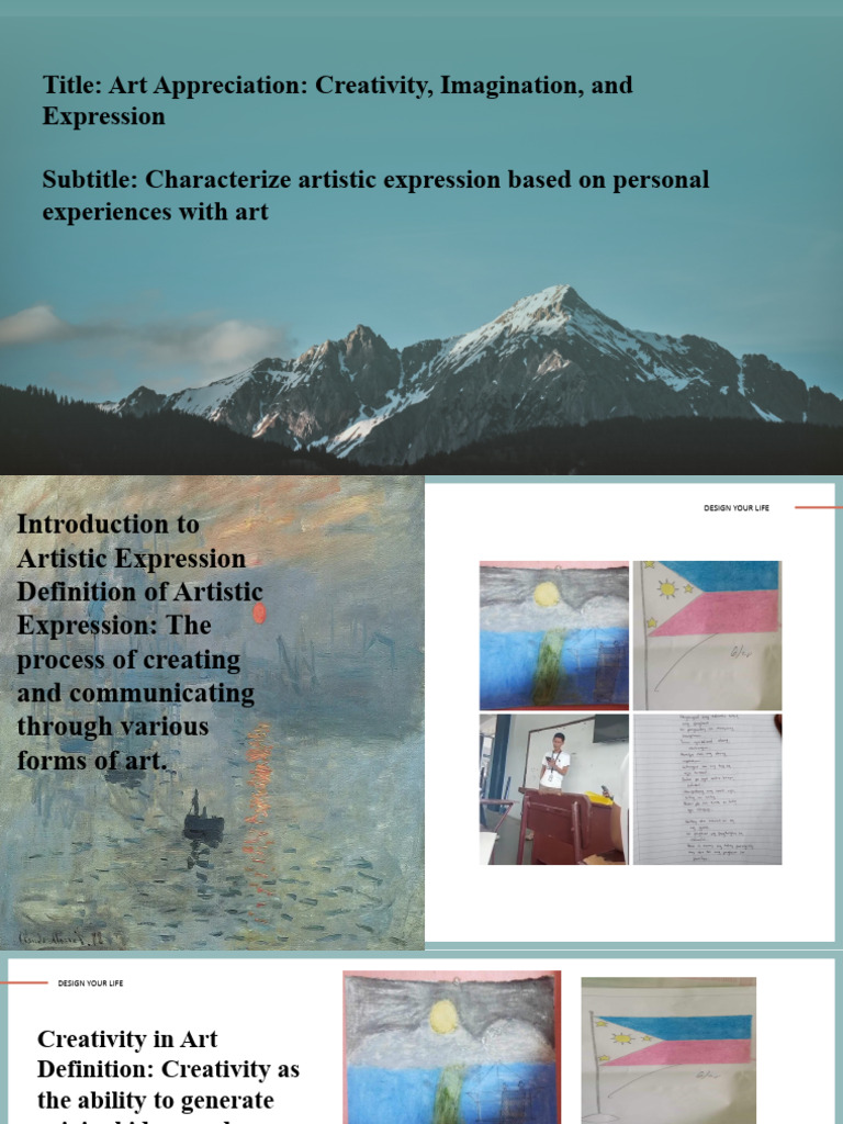 Art Expression for Personal Growth | PDF | Philosophy | General Fiction