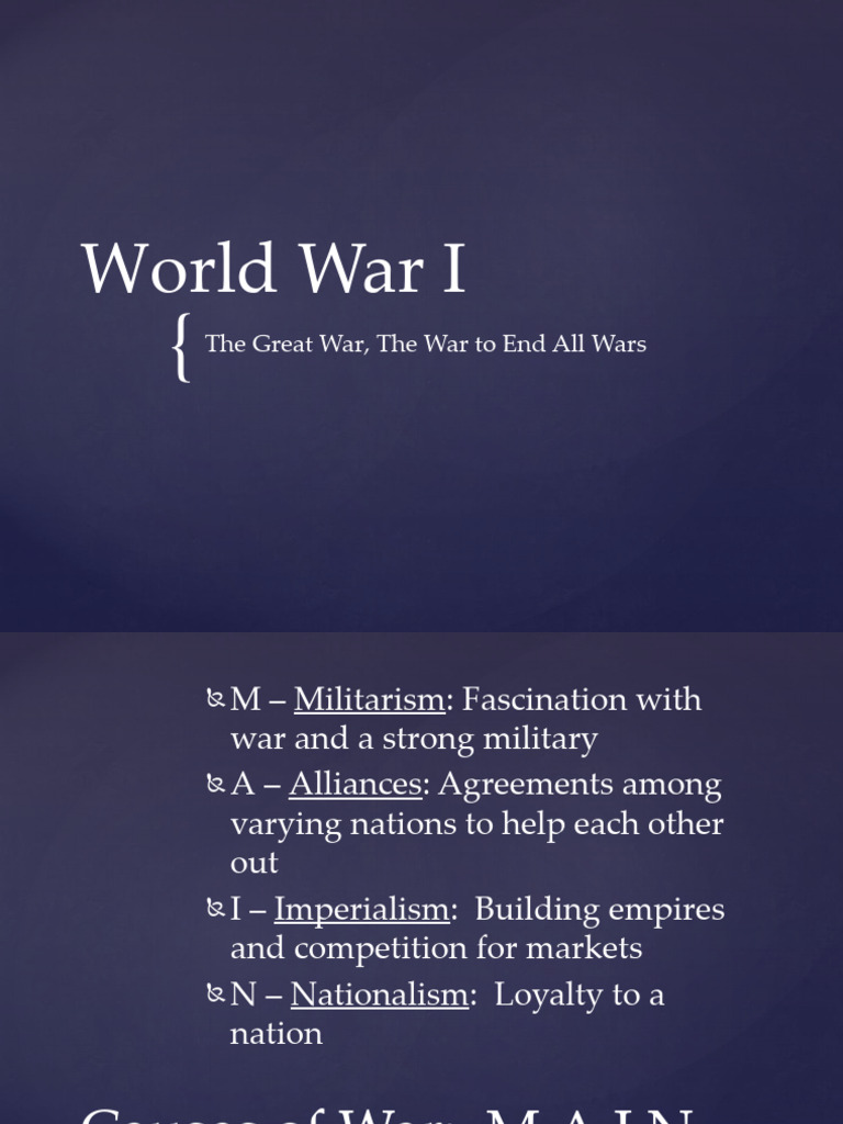 Causes and Consequences of WWI | PDF | World War I | Allies Of World War I
