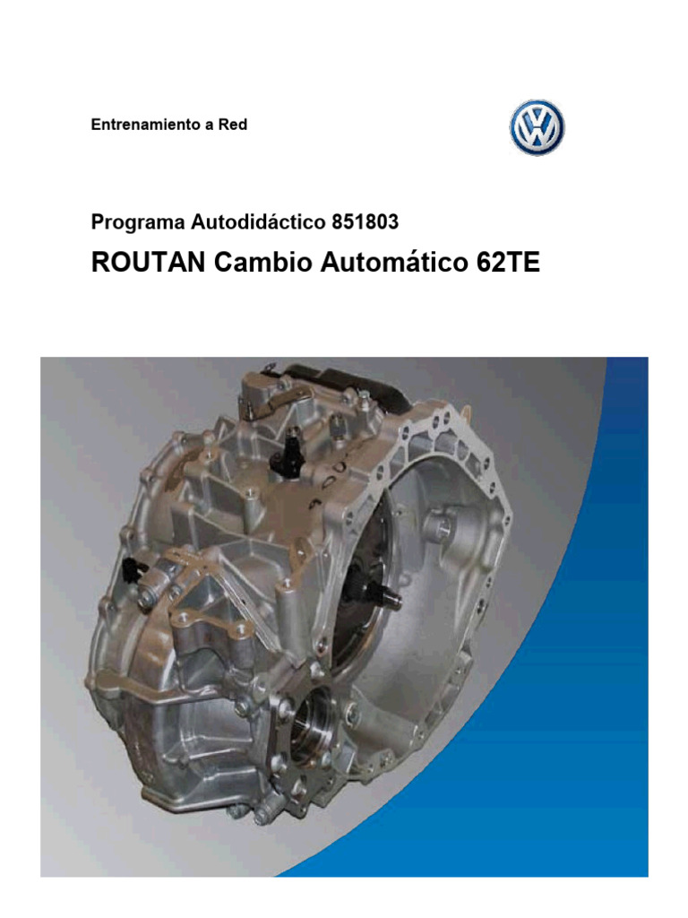 Routan Cambio Automatico 62TE | PDF | Turbina | Transmisión automática