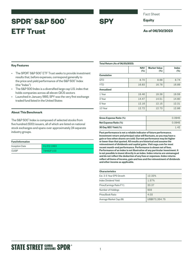 BPI US Equity Index Feeder Fund Target Fund Fact Sheet | PDF ...