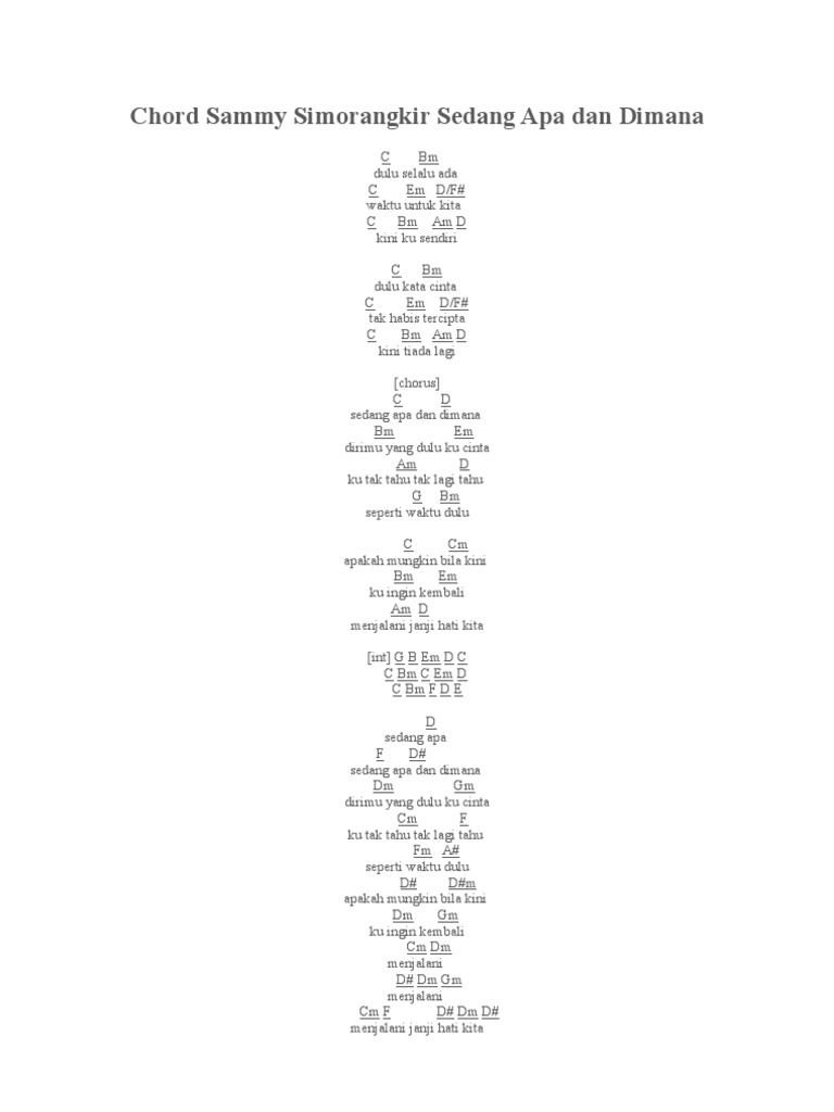 Chord Sebelah Mata Armand Chordtela