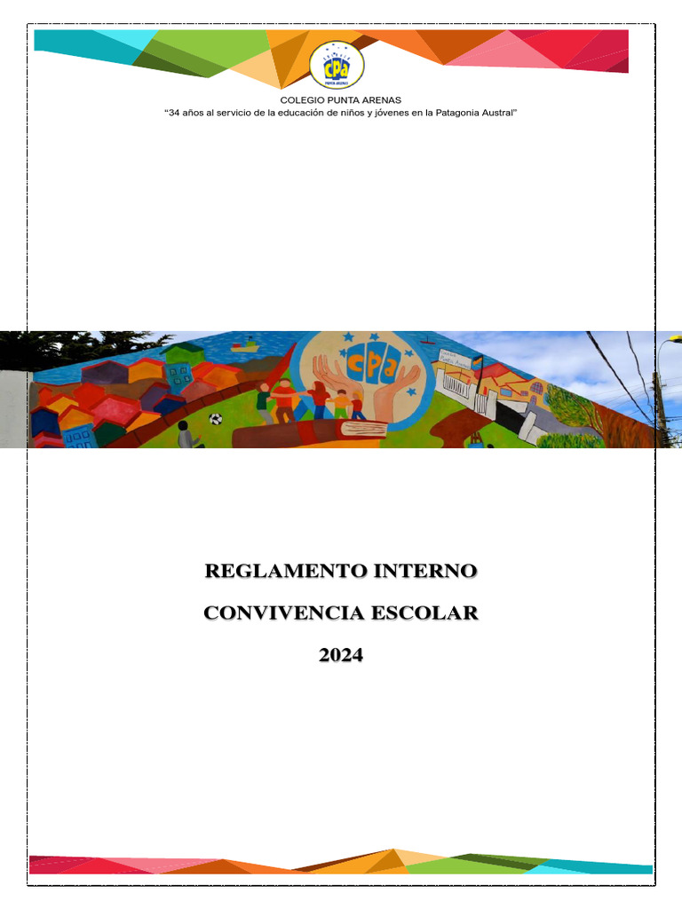 Reglamento Interno de Convivencia Escolar 2024 Version Web | PDF ...