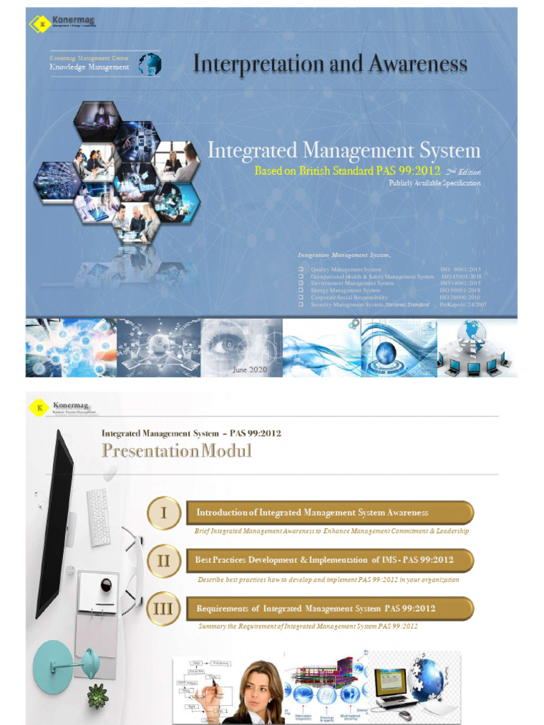 PAS 99:2012 Integrated Management System | PDF | Risk | International ...