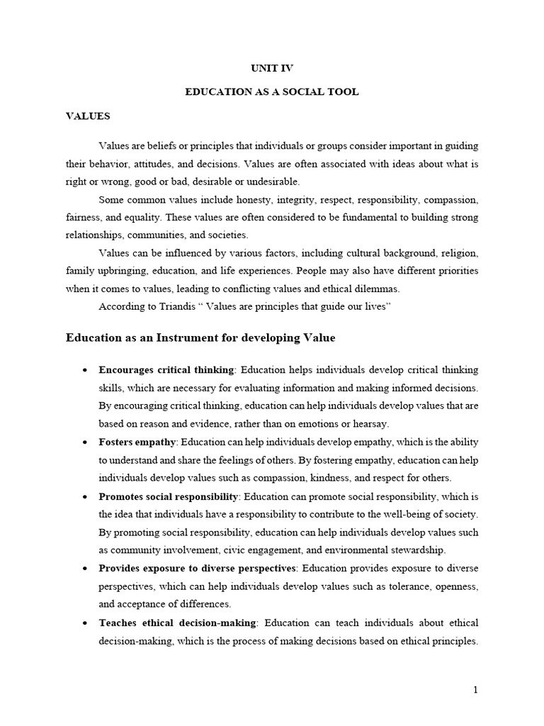 Unit Iv Pdf Secularism Critical Thinking