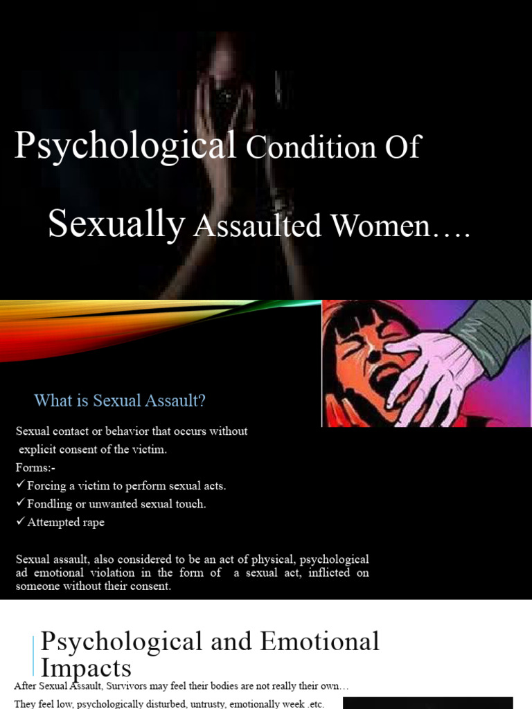 Psychological Effects of Sexual Assault on Women | PDF | Psychological ...