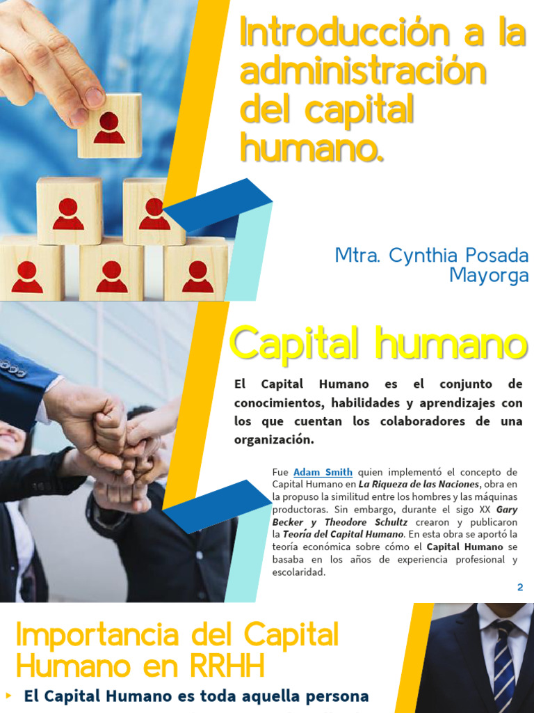 Int. A La Admon. de Capital Humano Mtra. Cynthia | PDF | Gestión de