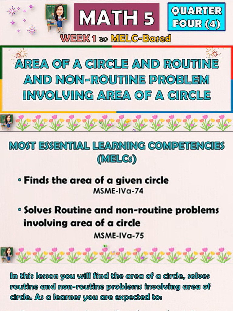 area-of-a-circle-and-routine-and-non-routine-problem-involving-area