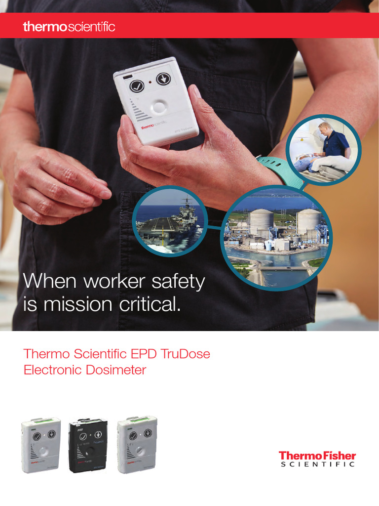 Thermo Scientific EPD TruDose Electronic Dosimeter | PDF | Gamma Ray ...
