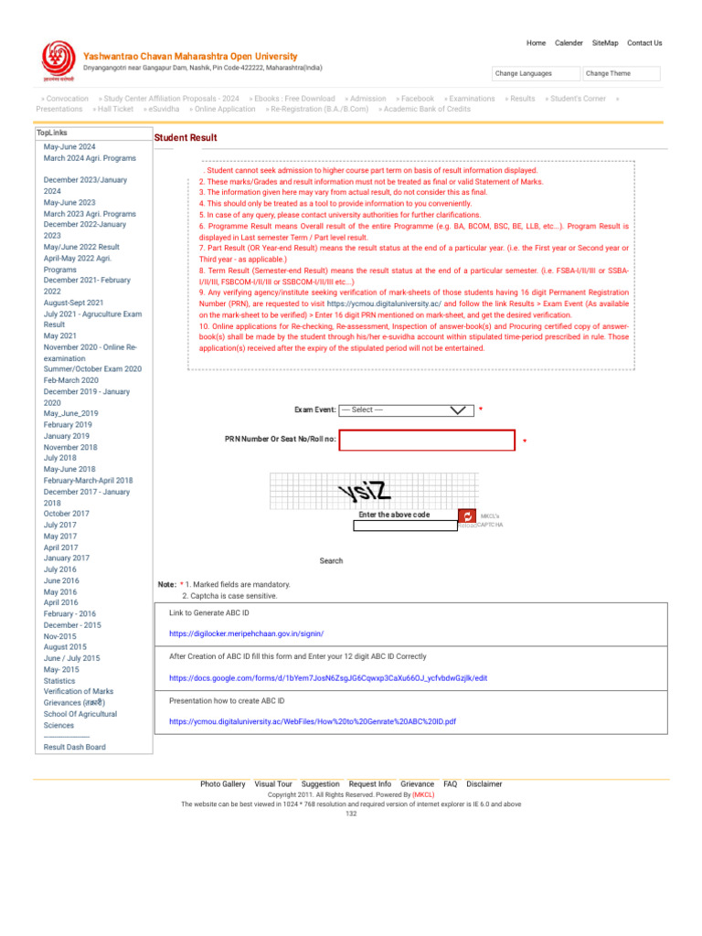 Yashwantrao Chavan Maharashtra Open University PDF