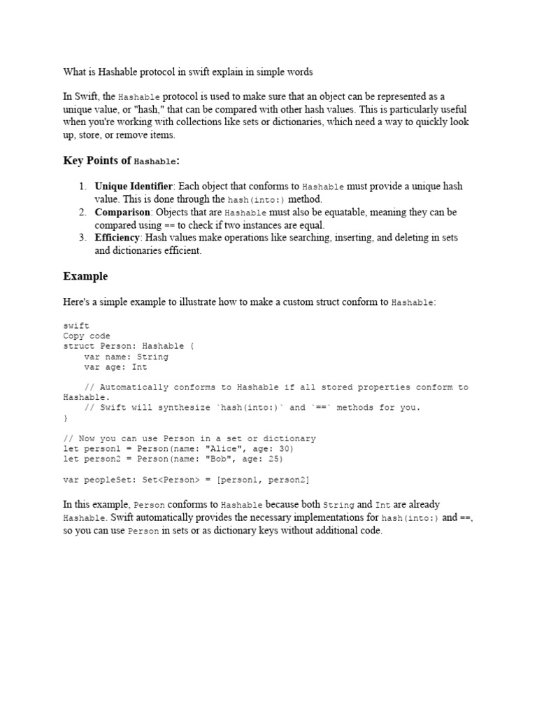 What Is Hashable In Python