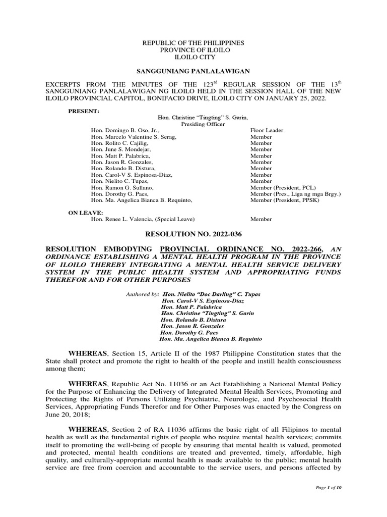 iloilo-mh-ordinance-pdf-mental-health-health-care