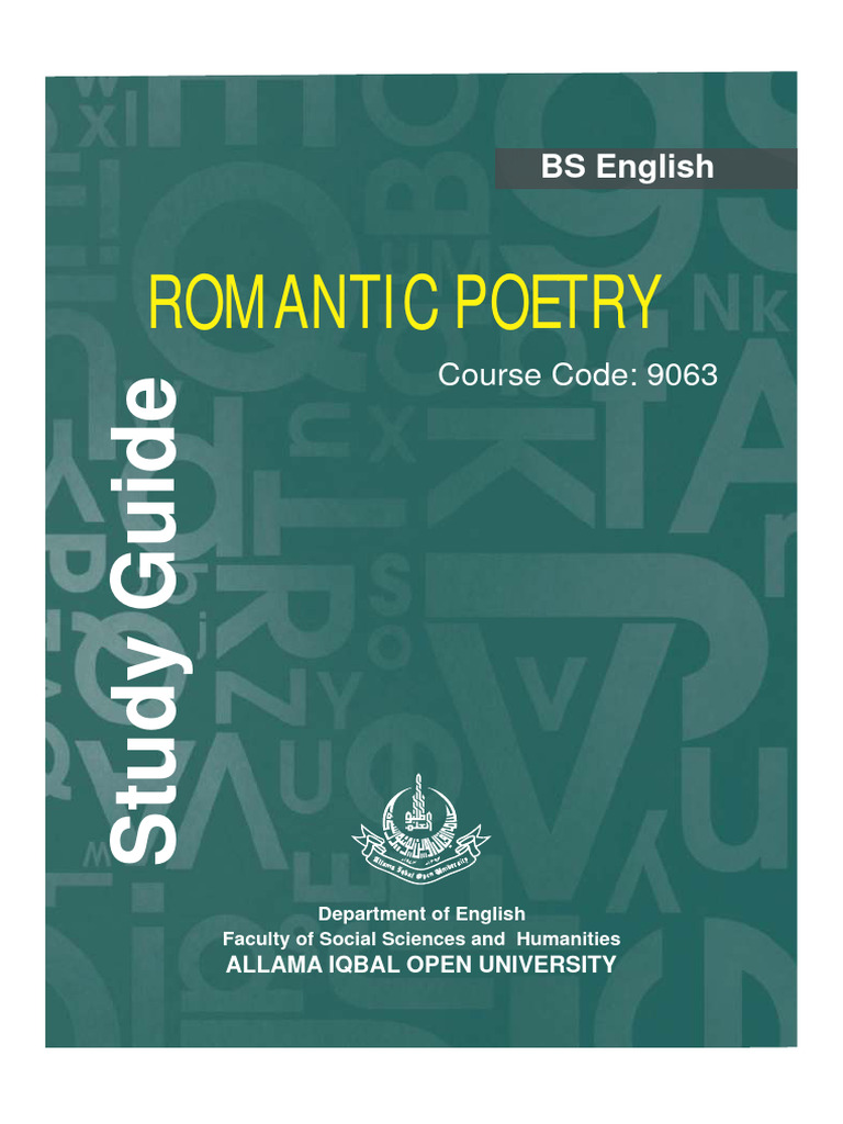 Romantic Poetry | Download Free PDF | Romanticism | Poetry