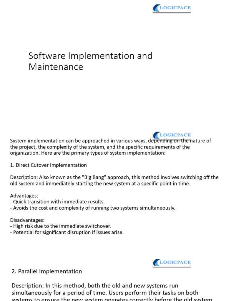 System Implementation Strategies Guide | PDF | System | Risk