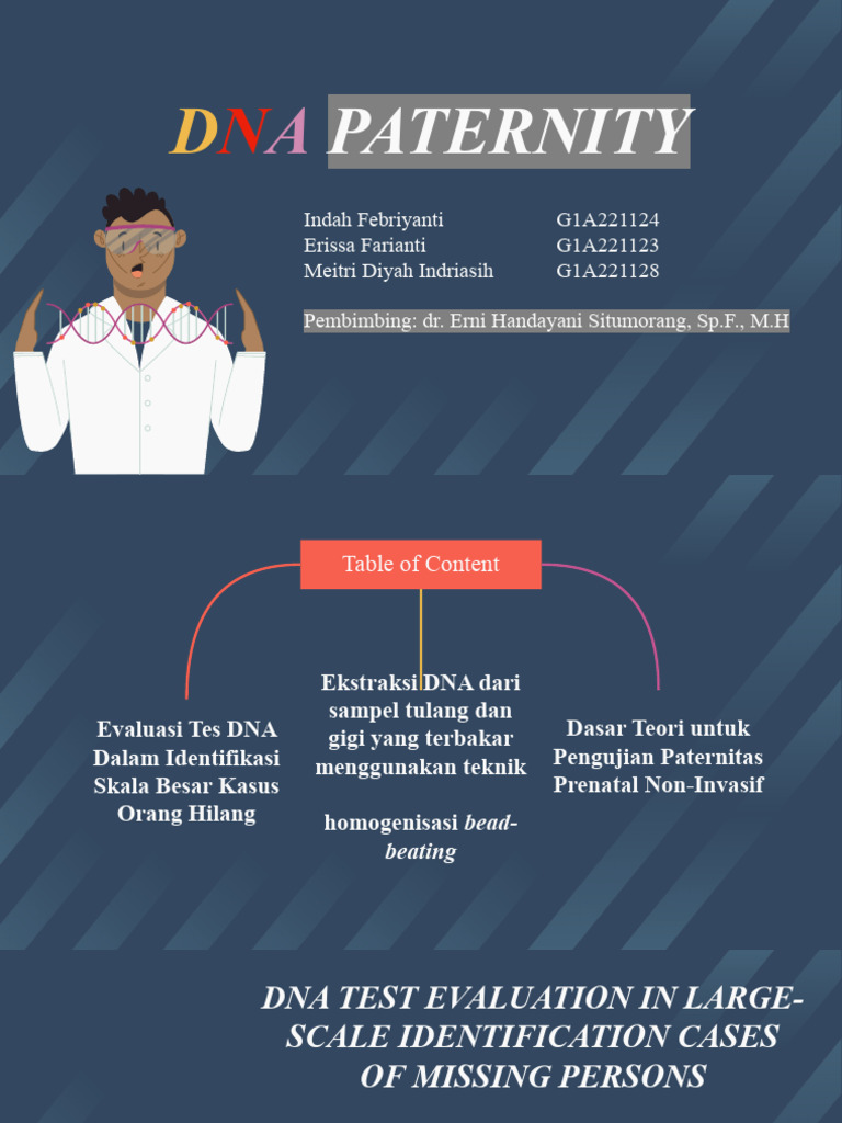 DNA Paternity | PDF