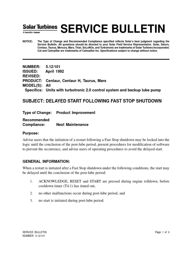 Centaur & Taurus Delayed Start Notice | PDF | Computer Engineering ...