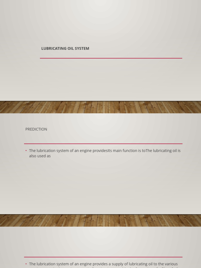 Lubricating Oil System (1) (Read-Only) | PDF | Piston | Lubricant