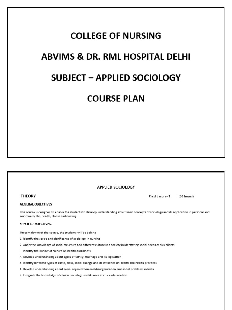 course-plan-for-sociology-pdf-sociology-nursing