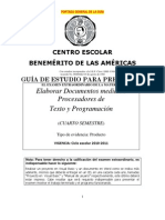 Gua FPT Inform Tic A Liquidacin (4) Elab. Doctos. Mediante Procesadores de Texto 2010-11