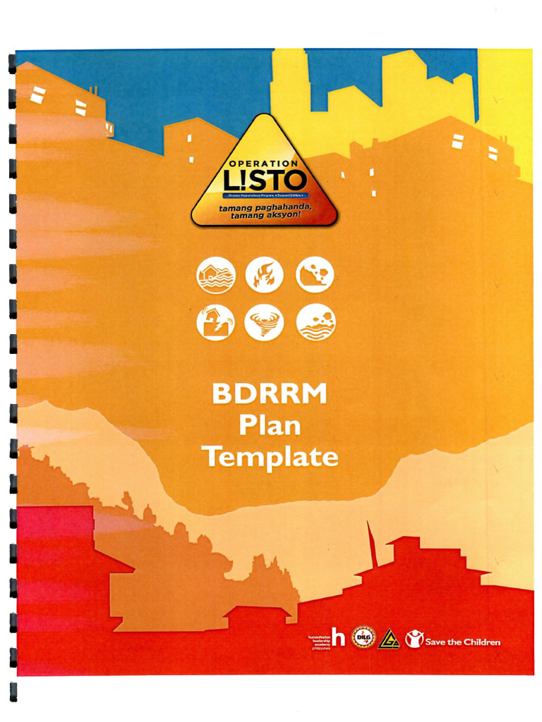 BDRRM Plan Template PDF