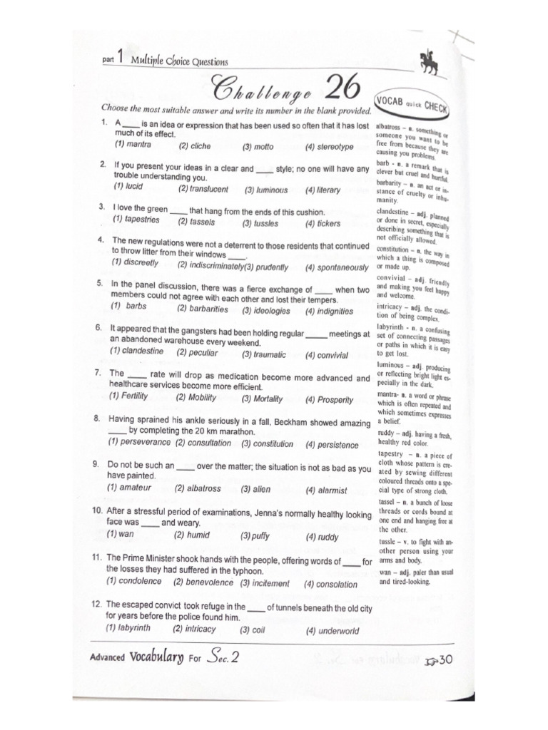 Multiple Choice Questions | PDF