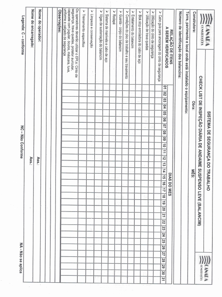 Check List | PDF