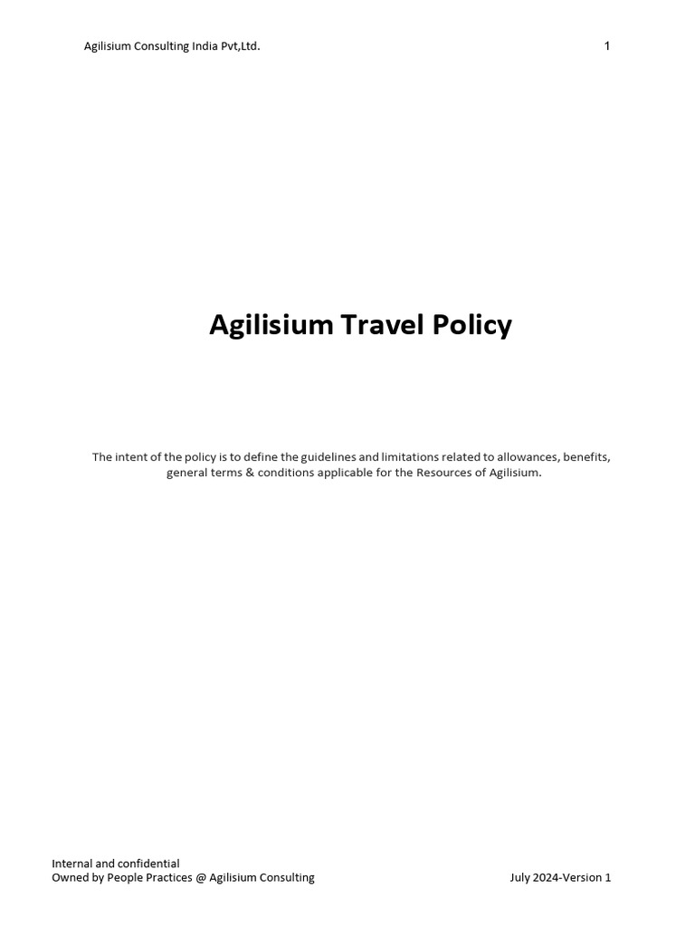 Army Travel Policy