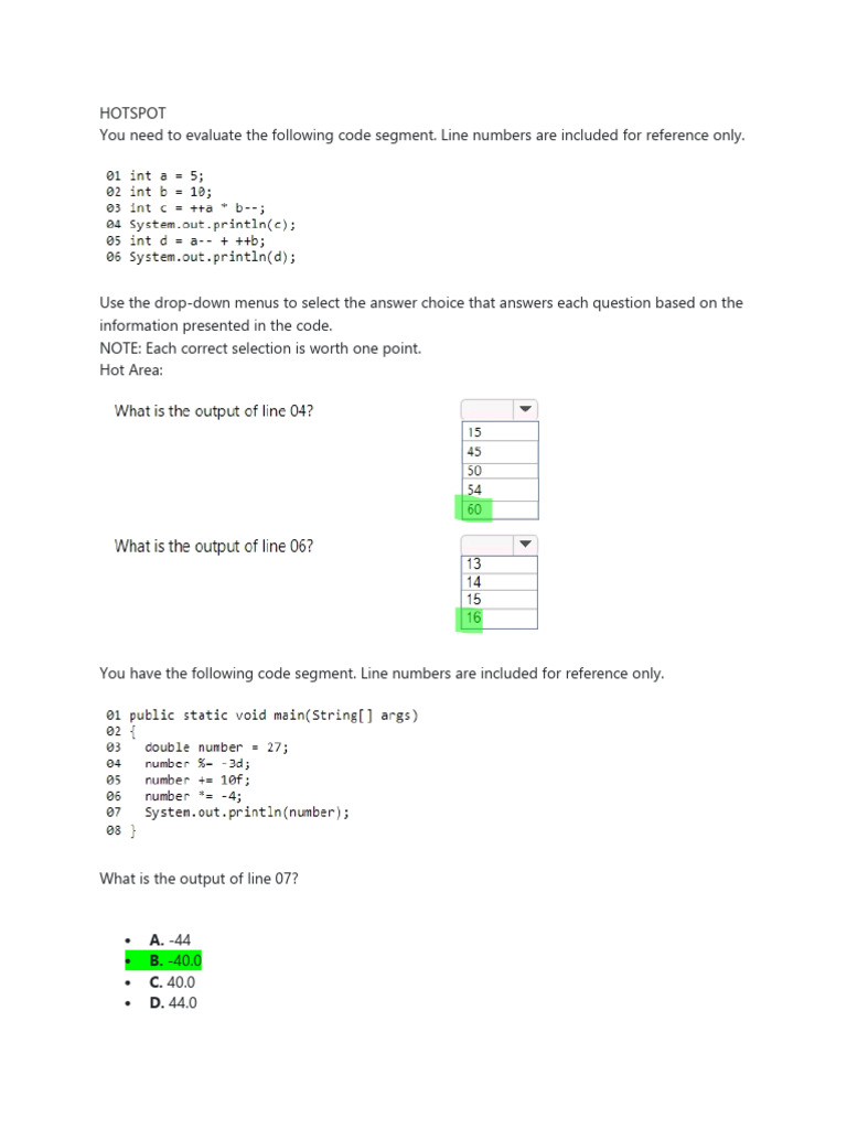 Java Reviewer Updated | Download Free PDF | Class (Computer Programming ...