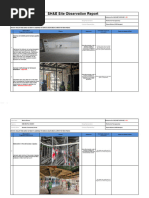 Safety Observation Report Template | PDF