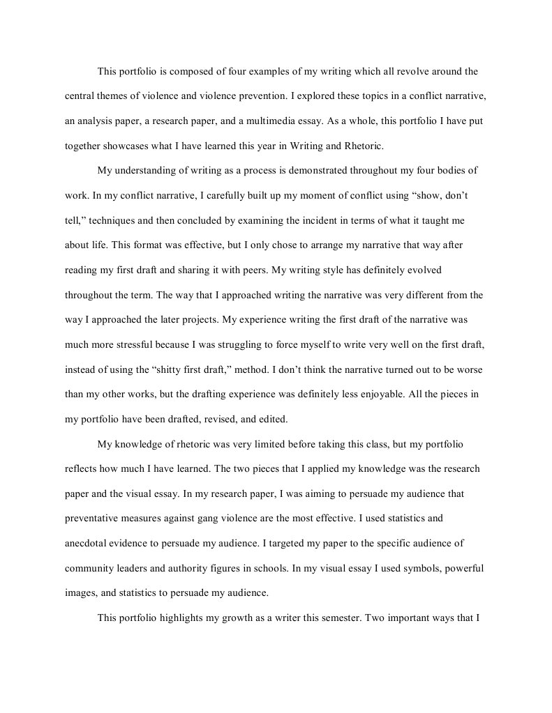 Reflective Essay