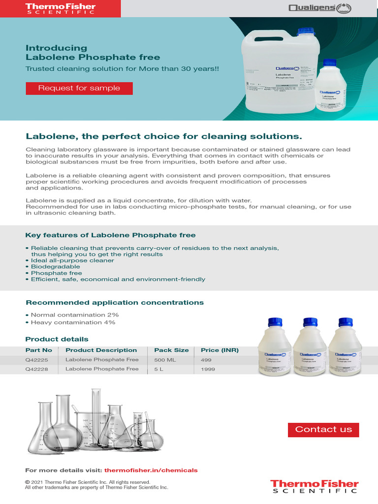 Lab Glassware Cleaning Detergent PDF