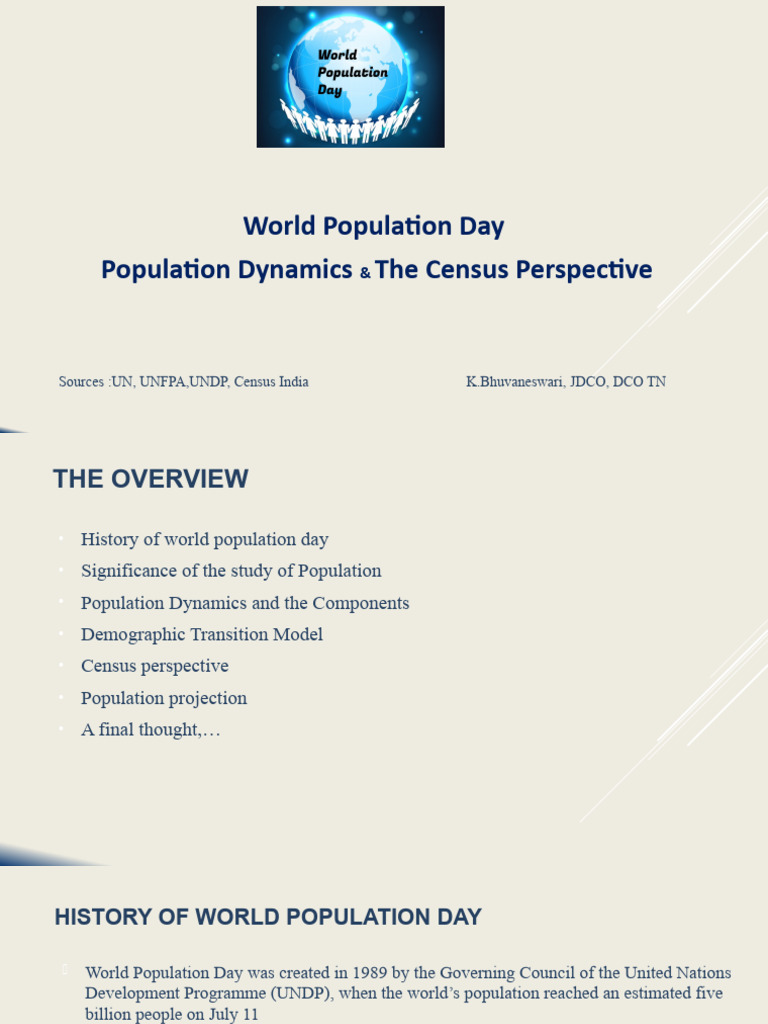 World Population Day Insights and Dynamics | PDF | Demography ...