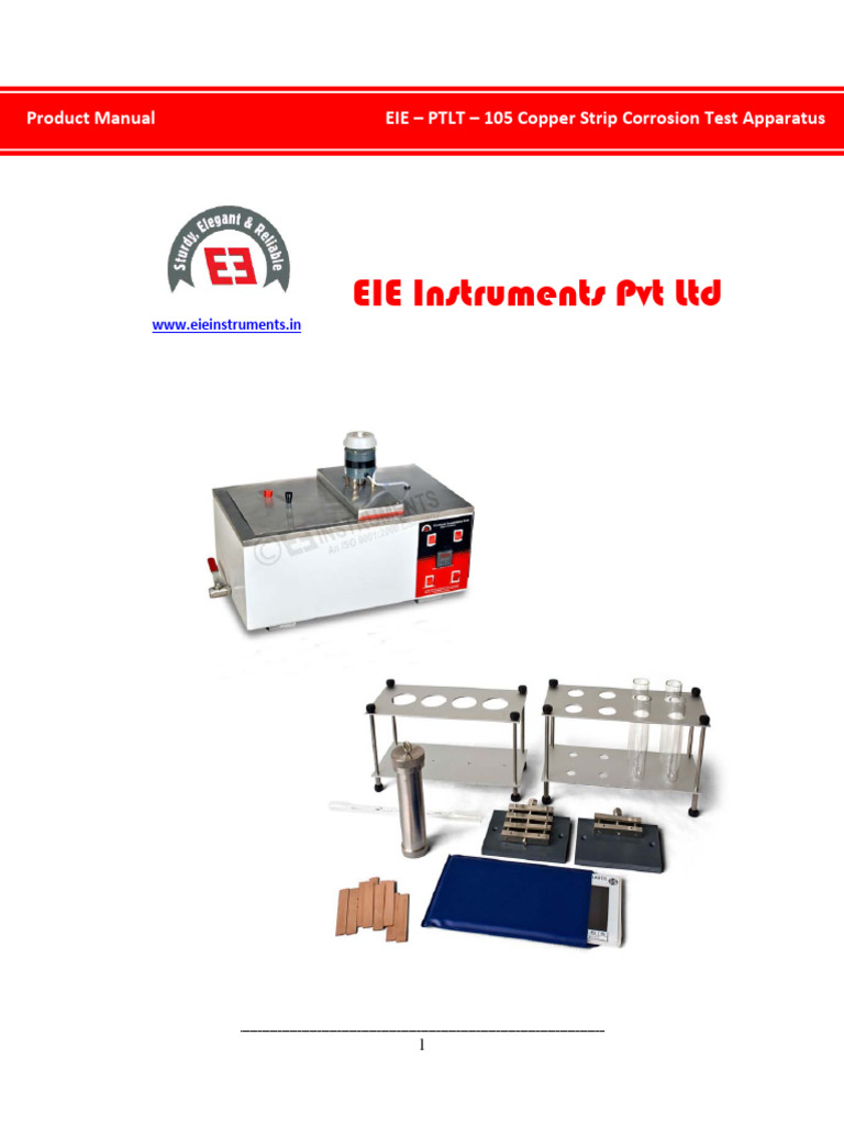 Copper Corrosion Test Apparatus | PDF | Corrosion | Water