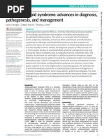 Antiphospholipid Syndrome Advances in Diagnosis, Pathogenesis, and Management