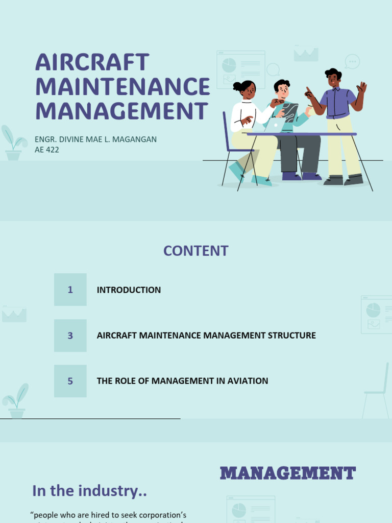 Aircraft Maintenance Management Overview | PDF | Aviation | Mechanical ...