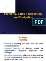 Planning, Sales Forecasting, and Budgeting Techniques