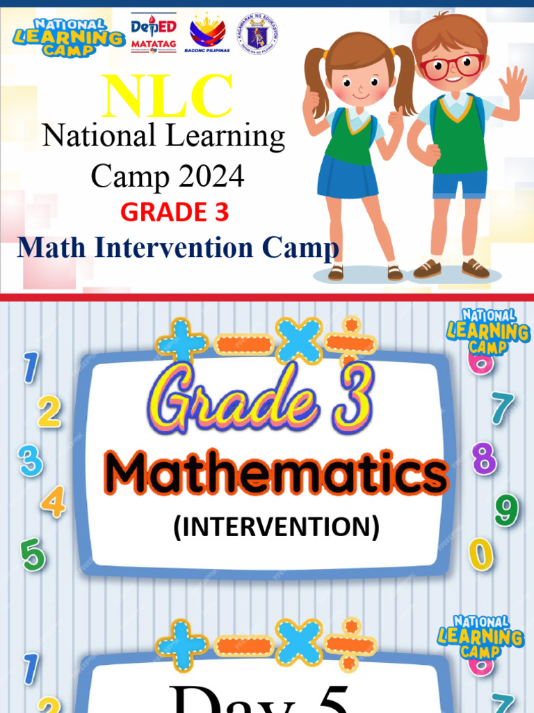 NLC Grade 3 Math Intervention Camp Lesson 5 | PDF