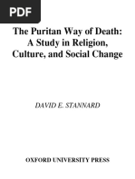 The Puritan Way of Death A Study in Religion, Culture, and Social Change by David E. Stannard