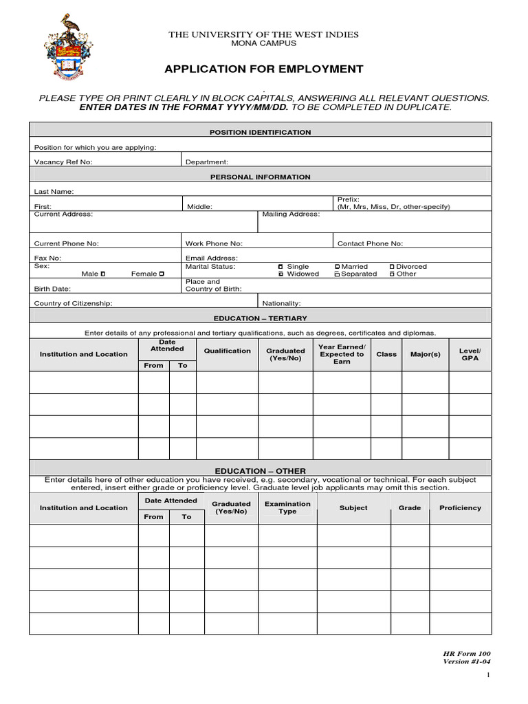 Hrmd 100 application form version 1 04 pdf educational stages