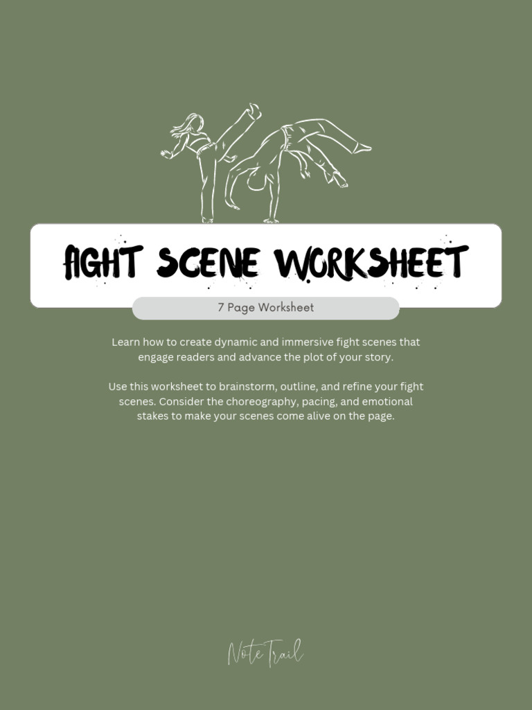 Dynamic Fight Scene Creation Guide | PDF | Plot (Narrative) | Senses