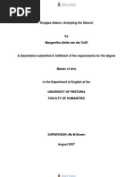 Download Douglas Adams Analyzing the Absurd by Caleb Garcia SN75091483 doc pdf