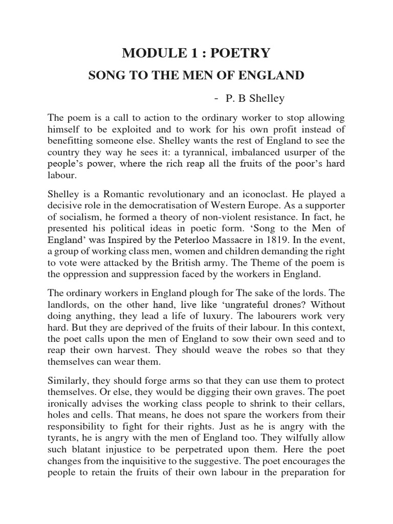 Module 1 Poetry Pdf